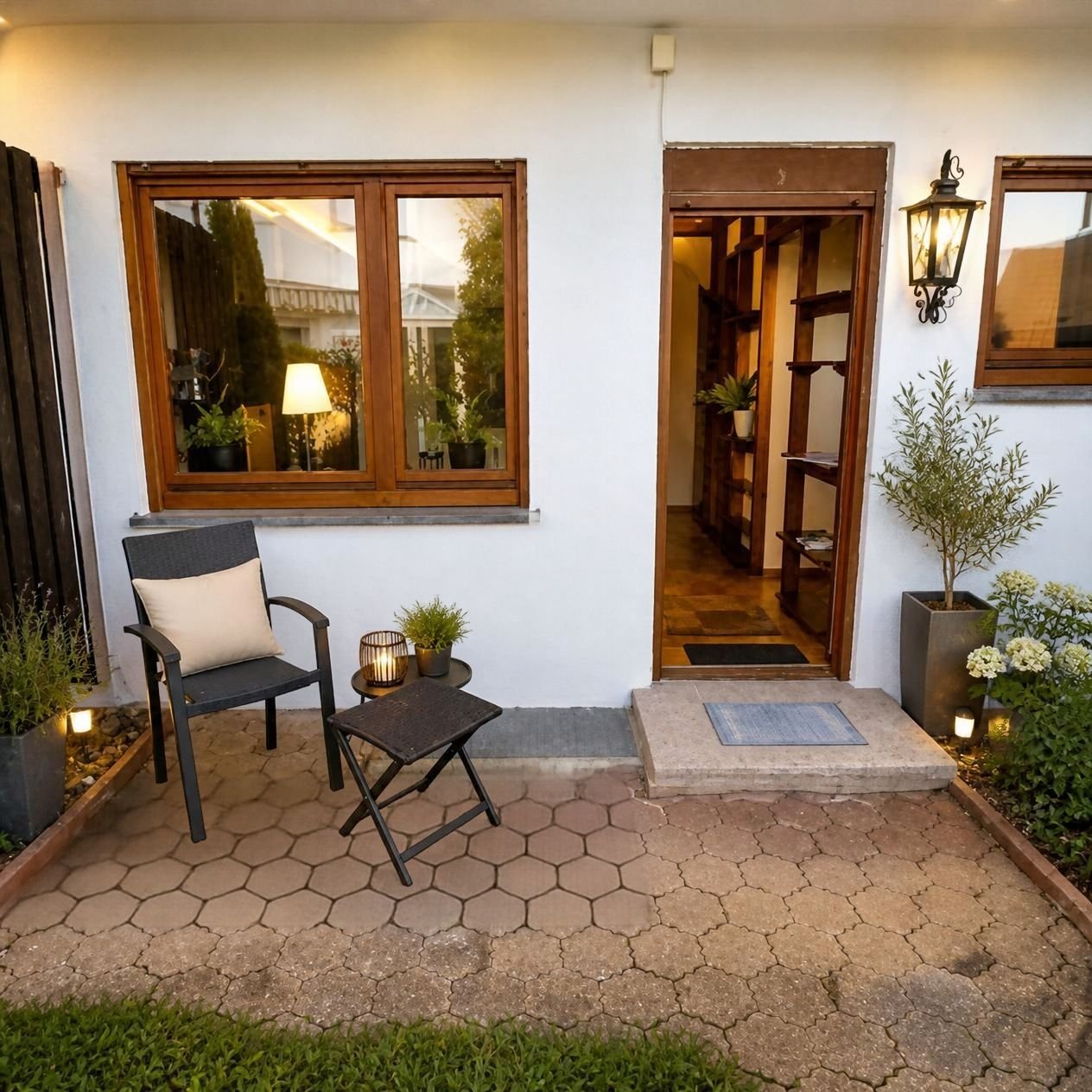 Apartment mit Vorgarten